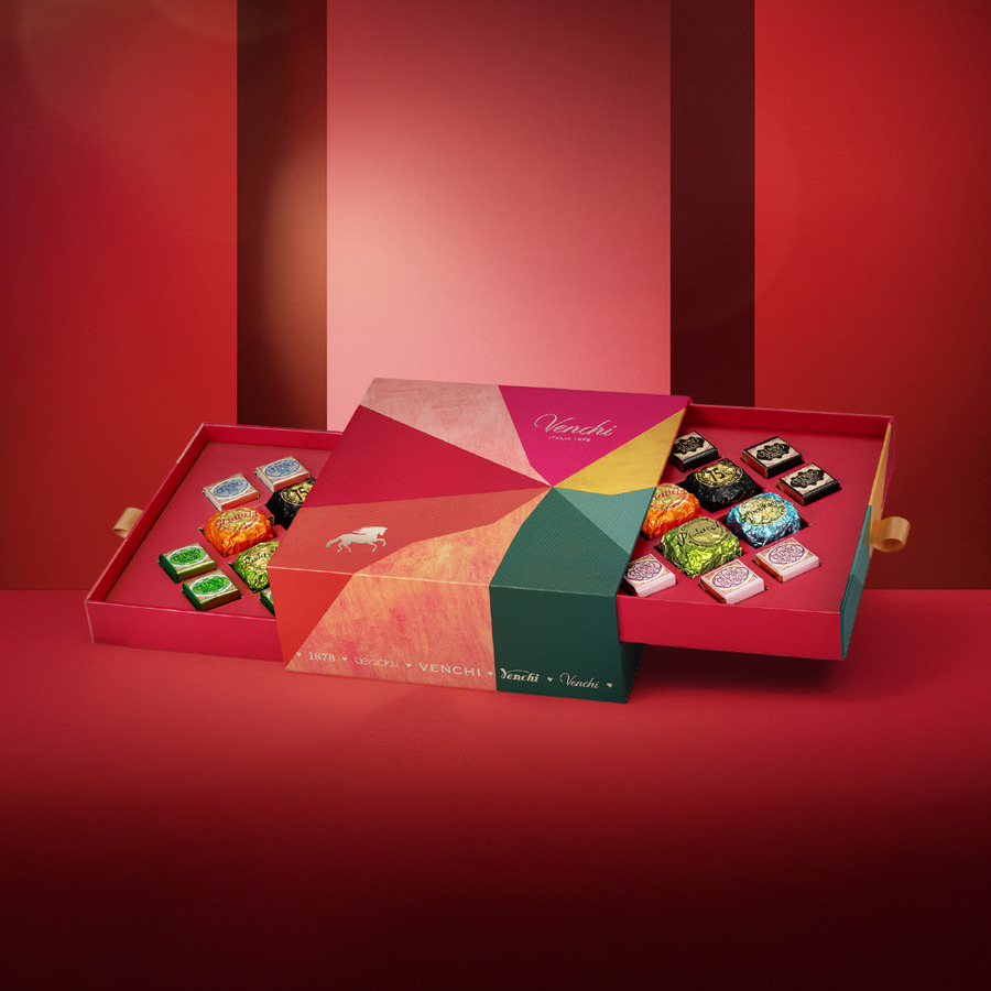 NEW】ミディアム ダブル レイヤー 2026 CNY 420718｜ヴェンキ｜Venchi